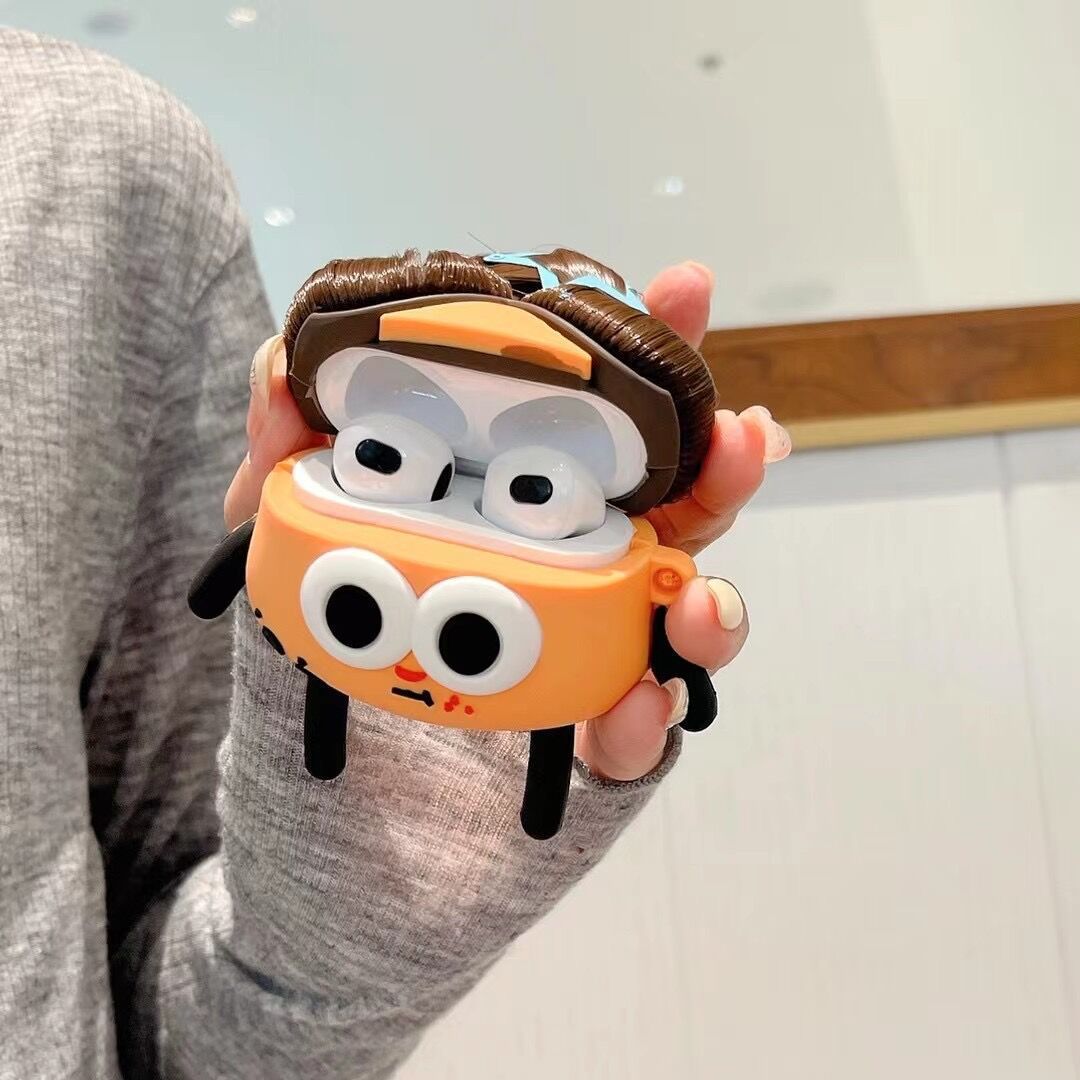 AirPods Case | Vazico Creative Girl With Long Hair And Big Eyes