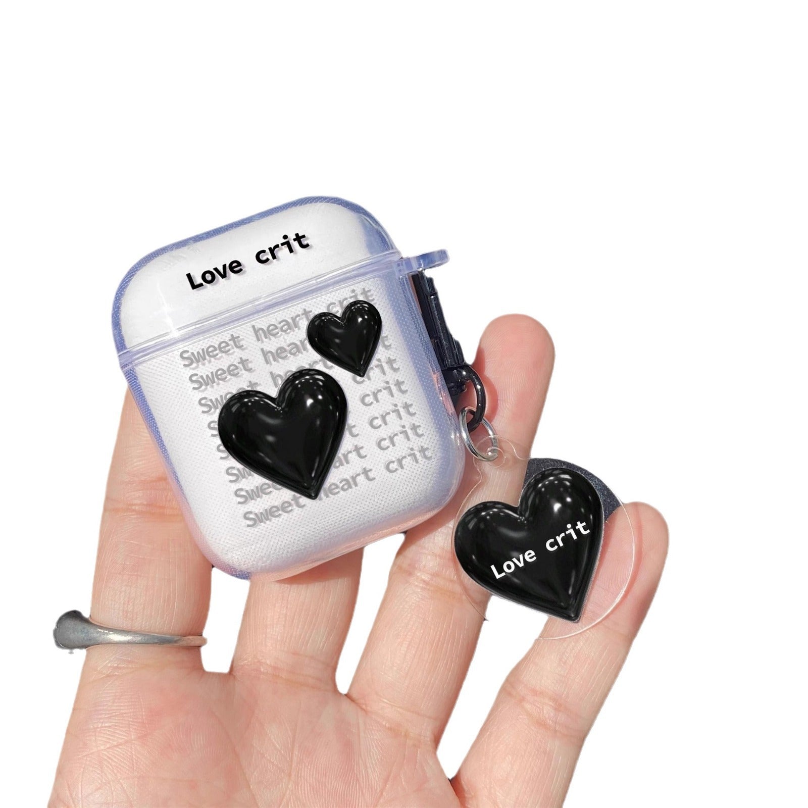 AirPods Case | Vazico Creative Black Love Heart