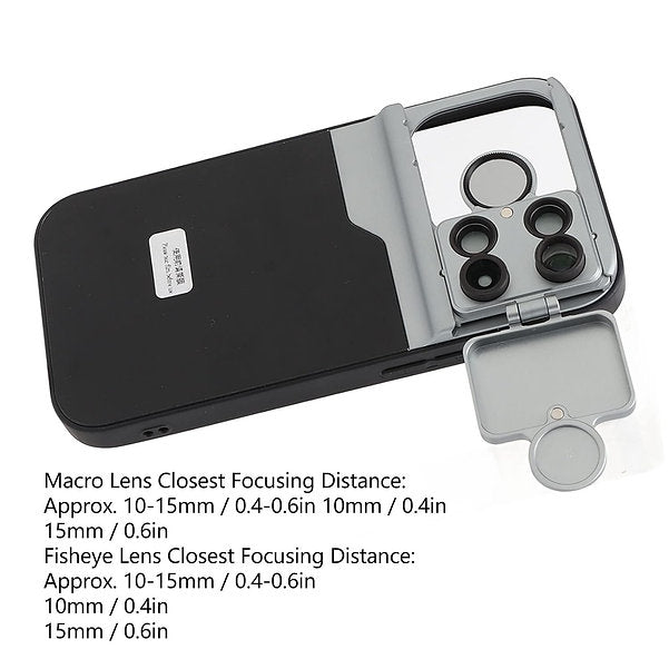 Shetchix Bestoba Phone Case with Multi Camera Lens, 10X Macro 30X Macro Telephoto CPL, Li