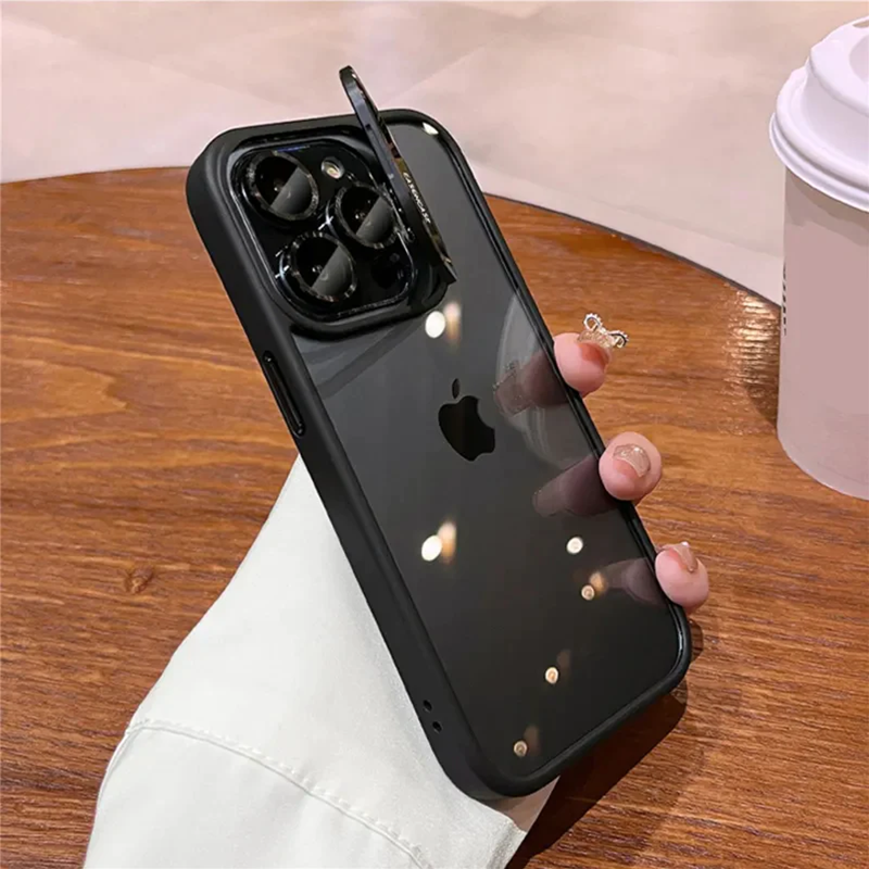 Vazico Eason Colorful Camera Kickstand Phone Case For iPhone 11, 12, 13, 14, 15 Series